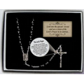 Black Bead Rosary w/Special Vision Bead
